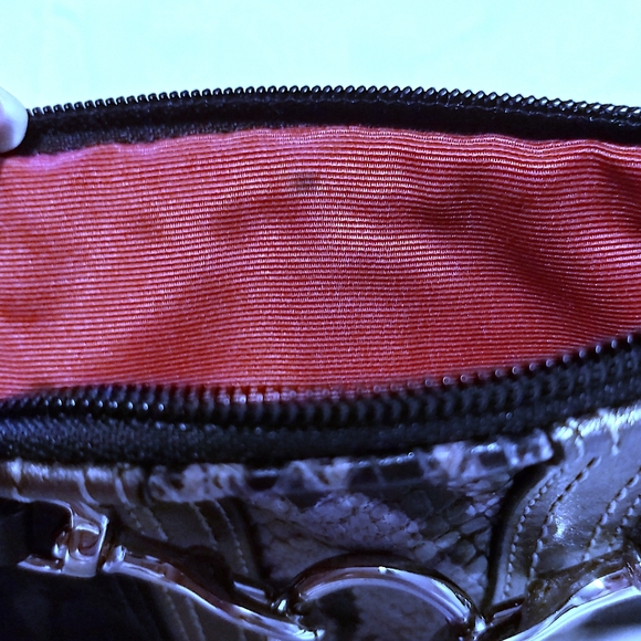 Coach Black Signature/Snakeskin Wr… - Picture 8 of 9